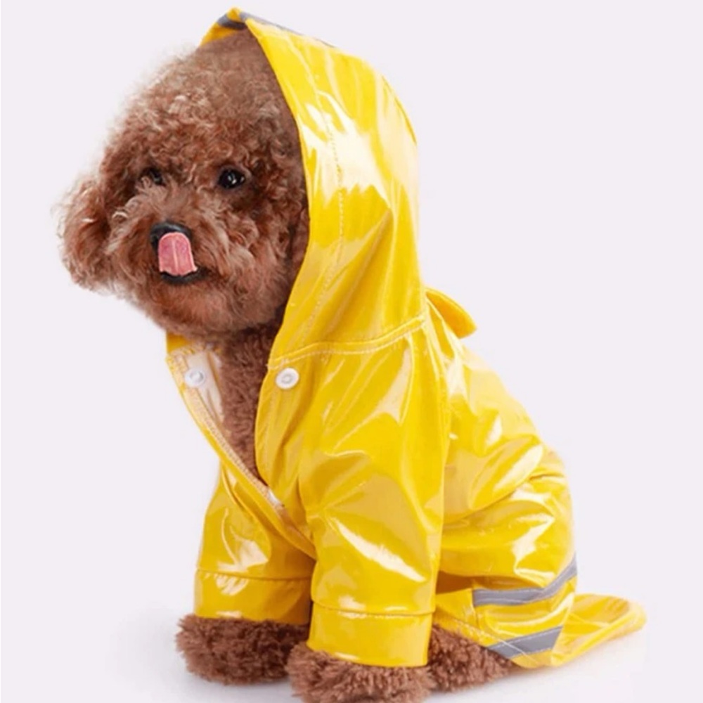 DOG/PET YELLOW RAINCOAT